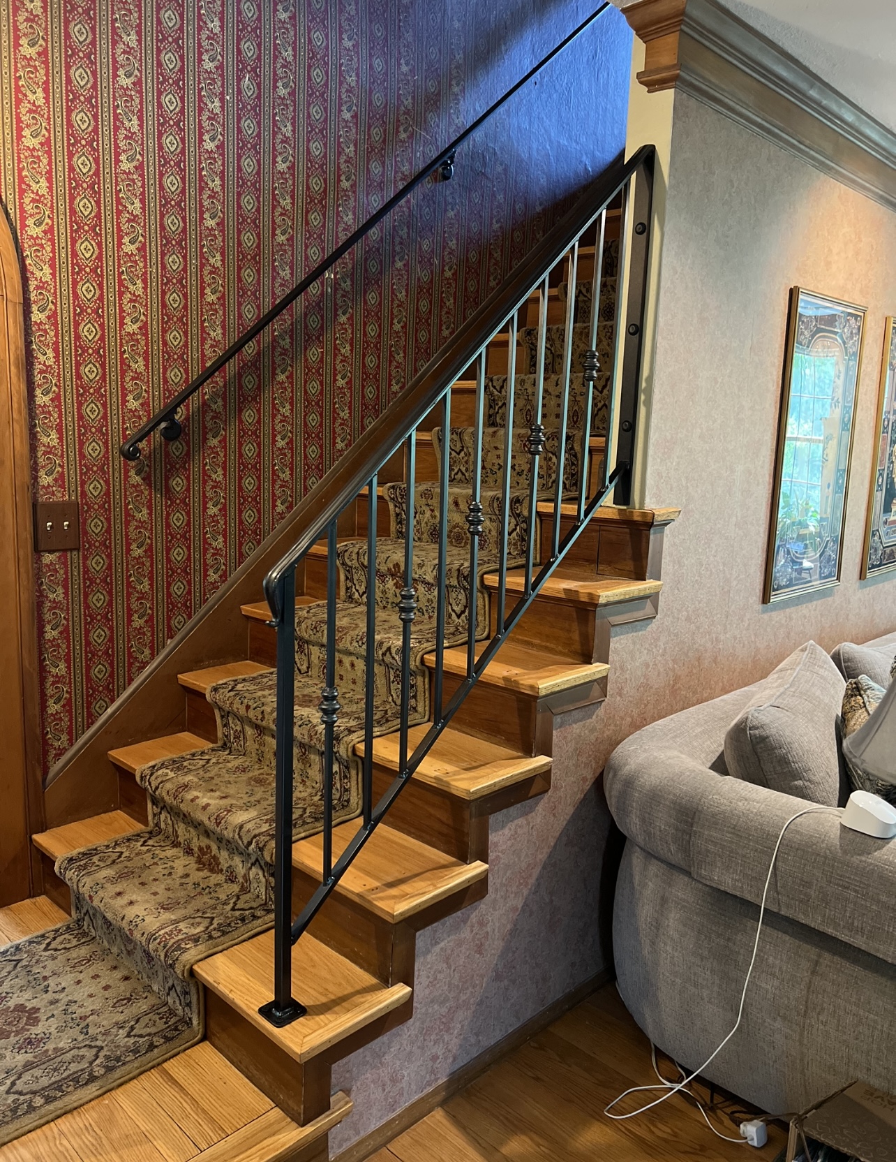 staircase and railing